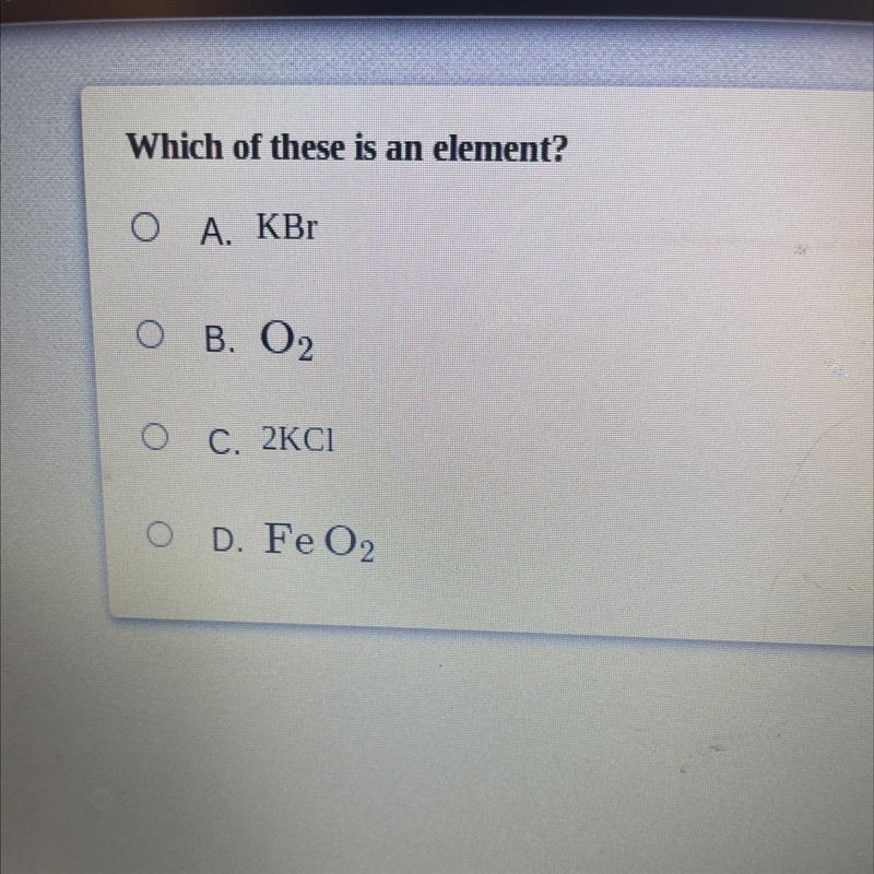 Which of these is a element-example-1