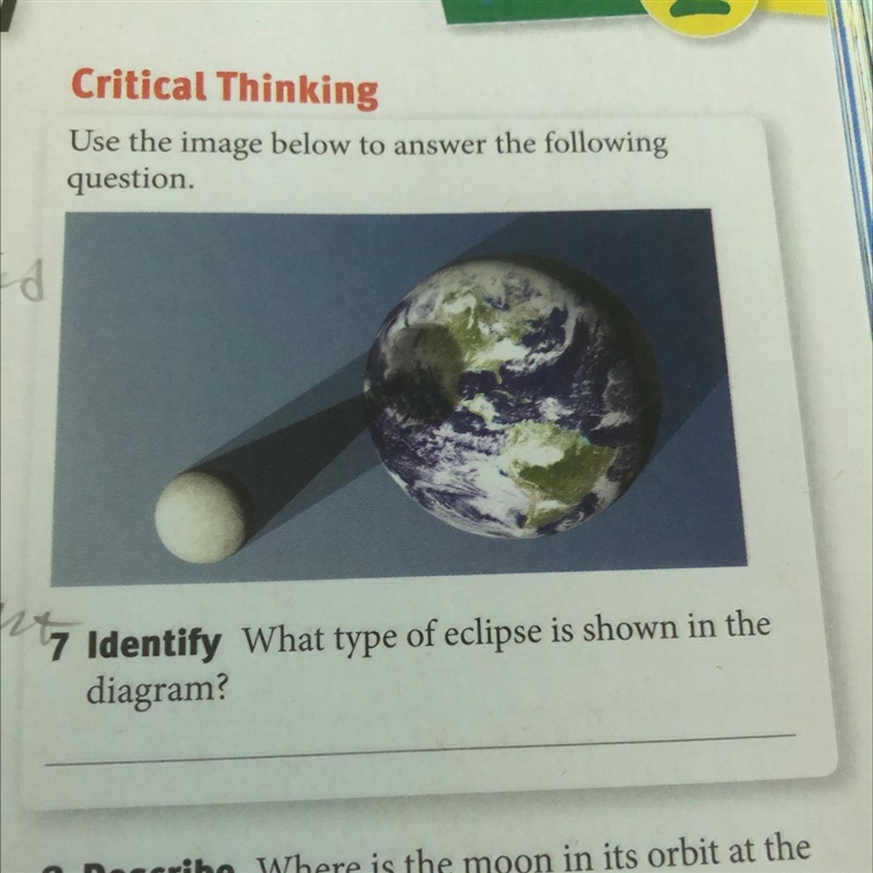 Identify: What type of eclipse is shown in the diagram?-example-1