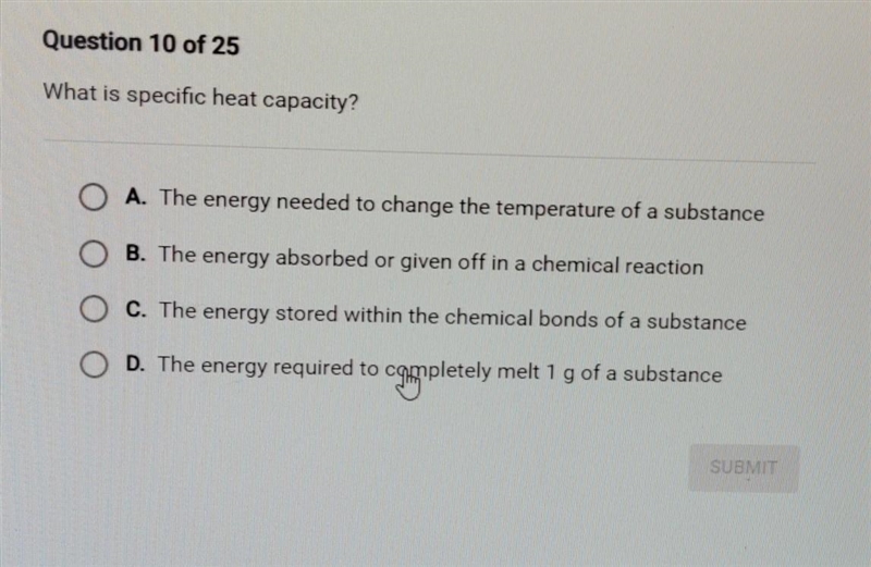 What is specific heat capacity ​-example-1