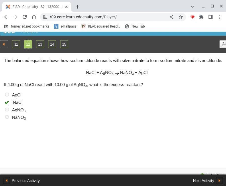 The balanced equation shows how sodium chloride reacts with silver nitrate to form-example-1