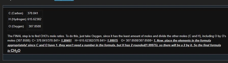 HELP Determine the empirical formula of a compound containing 48.38 grams of carbon-example-3