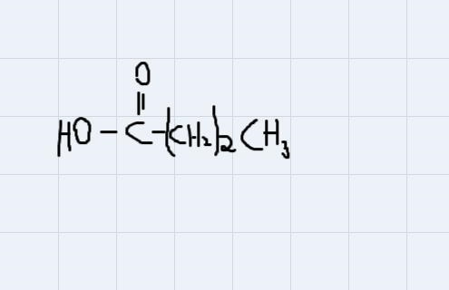 Draw a carboxylic acid that results from the hydrolysis of glyceryl tributyrate. Include-example-1