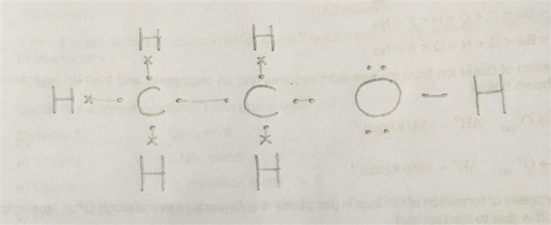 How to draw an electron dot structure of C2H5OH​-example-1