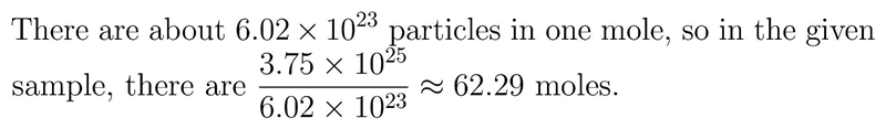 How many moles are in 3.75 x 10^25 atoms of Tungsten?-example-1