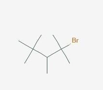 Draw the structural formula of 2-bromo-3,3,4,4- Tetra methyl hexane ​-example-1