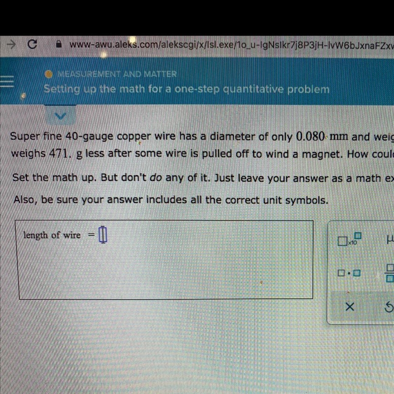 Super find 40 gauge copper wire is a diameter of only 0.080 mm and Waze only 44.5 g-example-1