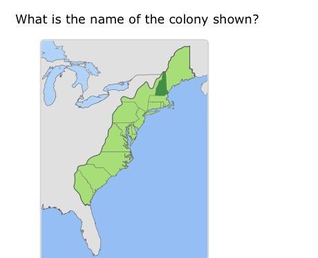 What is the name of the colony shown?-example-1