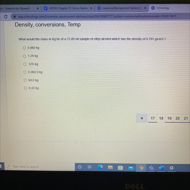 HELP PLEASE!! ASAP What would the mass be in kg?-example-1