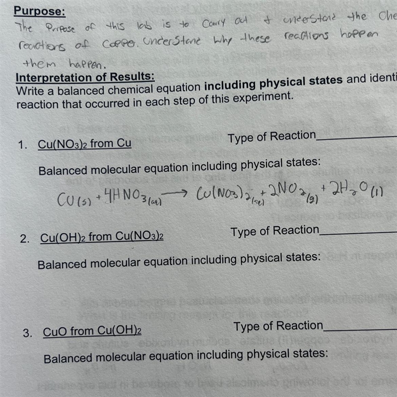 What are the types of reactions for 1,2, and 3?-example-1