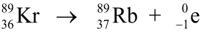 Why this reaction is not an example of alpha decay? krypton-89 into rubidium-89.-example-1