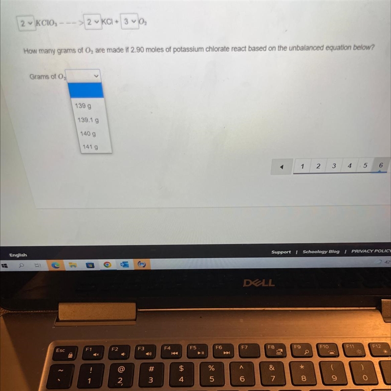 How many grams of O2 are made if 2.90 moles of potassium chlorate react based on the-example-1