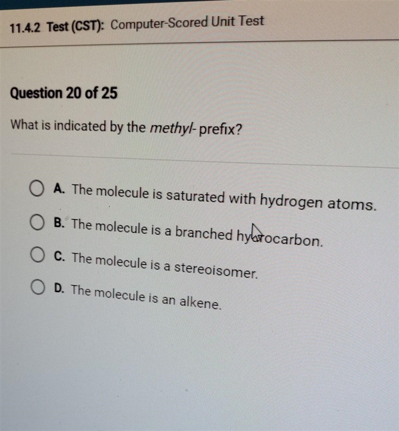 What is indicated by the methyl- prefix ​-example-1