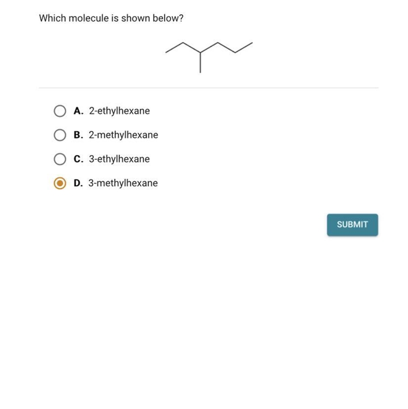 What molecule is shown below?-example-1