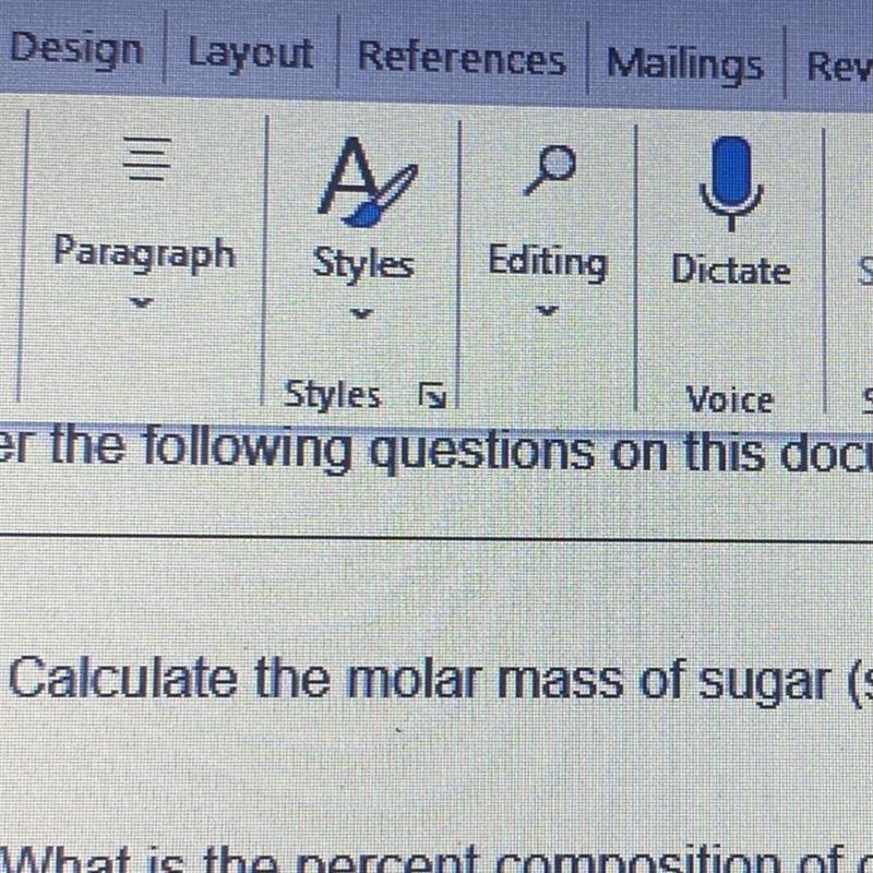 Calculate the molar mass of sugar-example-1