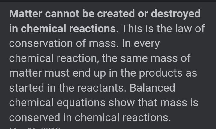 PLEASE HELP ME!!! Explain how this chemical equation demonstrates the Law of Conservation-example-1