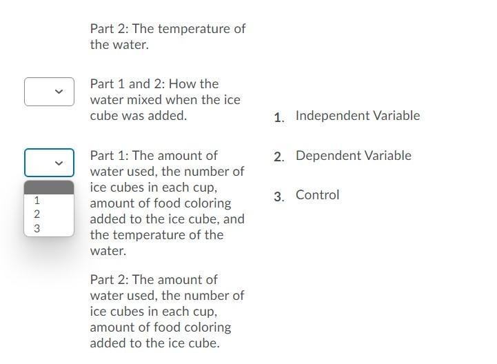 Select the Independent, Dependent and Controlled Variables-example-1