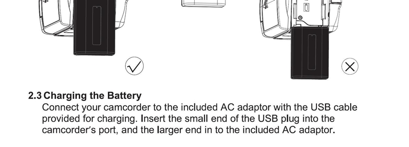 I lost the charger. How do I charge this camera without the charger?​-example-1