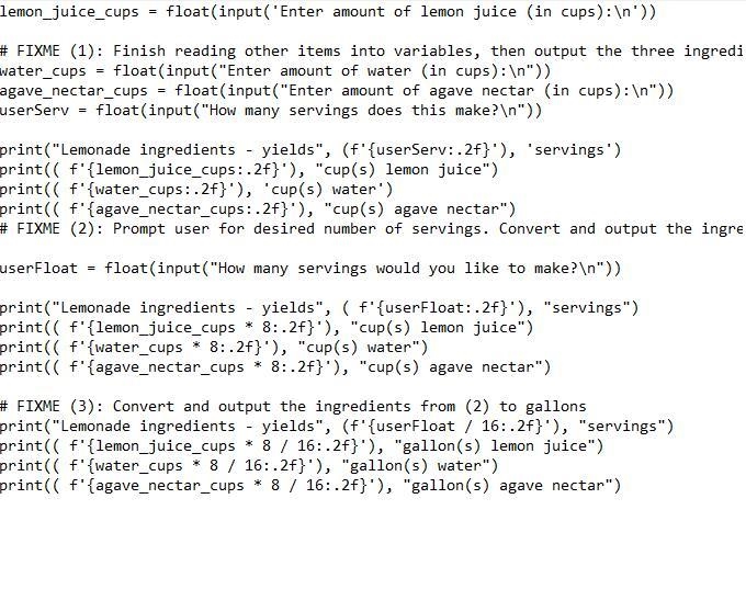 2.10 LAB*: Program: Cooking measurement converter Attached is the instructions and-example-1