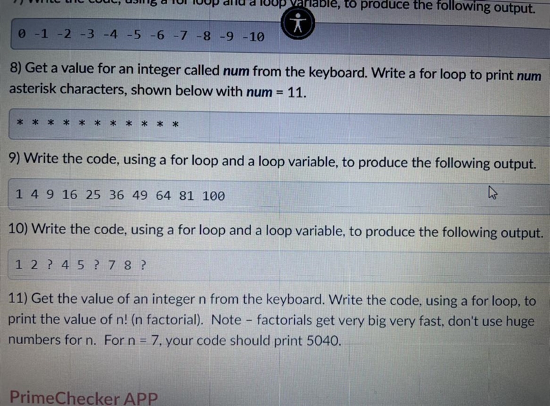 BEGINNERS COMP. SCI JAVA CODING PLEASE HELP!!! (All questions shown in picture please-example-1