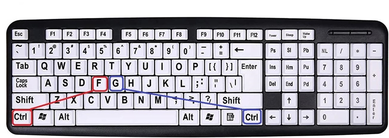 The shortcut key __________ opens a search box that allows users locate information-example-1