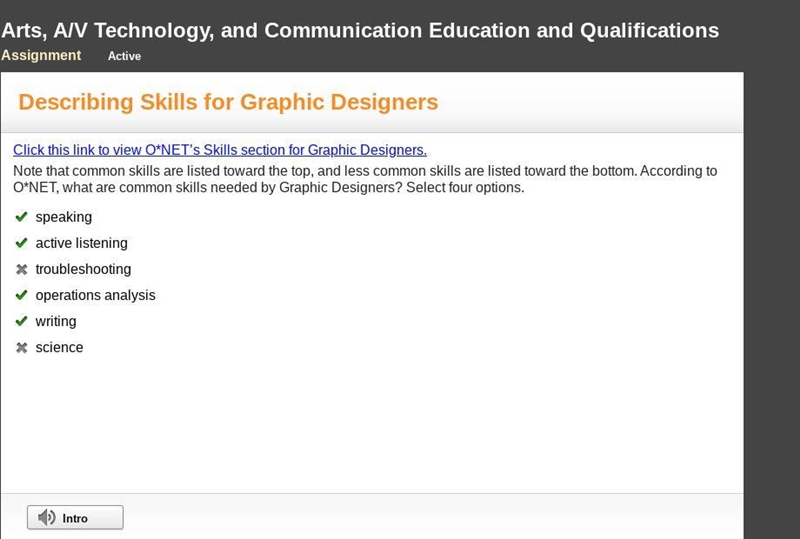 Click this link to view O*NET’s Skills section for Helpers—Production Workers. Note-example-1