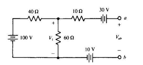 How would I find the Voltage across the open circuit-example-1