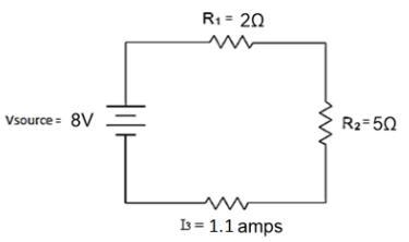 1. Examine the following circuit. Find RT, R3 IT, I1, I2, V1, V2 and V3. Ensure you-example-1