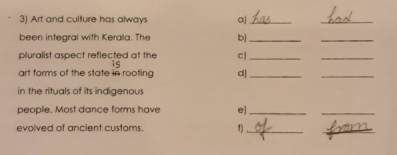 Can anyone please tell the wrong word in each line and the correction? ​-example-1