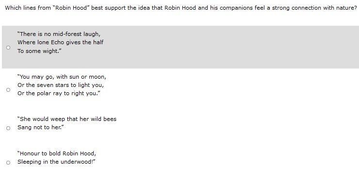 12. Which lines from “Robin Hood” best support the idea that Robin Hood and his companions-example-1