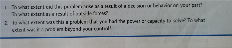 Discuss four "problems" you have faced over the last few years-example-1