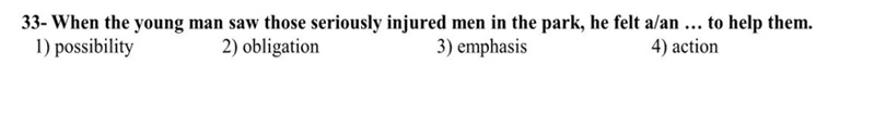 When the young man saw those seriously injured men in the park he felt a/an ... to-example-1