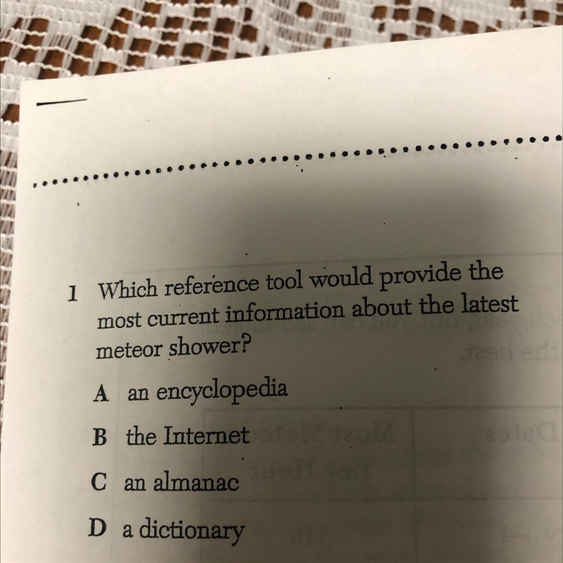 Which reference tool would provide the most current information about the latest meteor-example-1