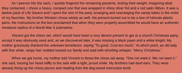 Plz help!! QUESTION: Why does Mrs. Jong want Vincent to throw away his chess set? (Hint-example-2