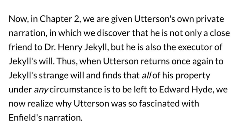 Why does it seem so weird to Mr. Utterson that his name was in the will while Mr. Hude-example-1