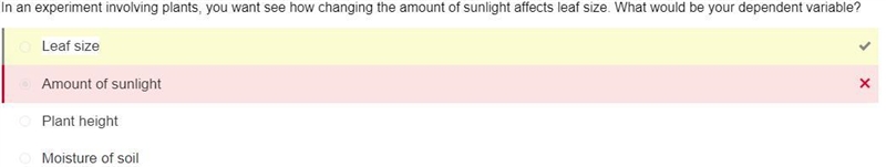 pls help me In an experiment involving plants, you want see how changing the amount-example-1