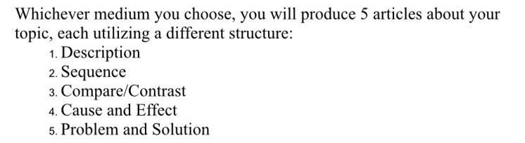 Explain what each of these structure types are and how to utilize them in your writing-example-1