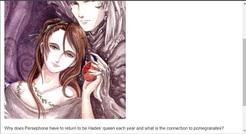 Why does Persephone have to return to be Hades’ queen each year and what is the connection-example-1