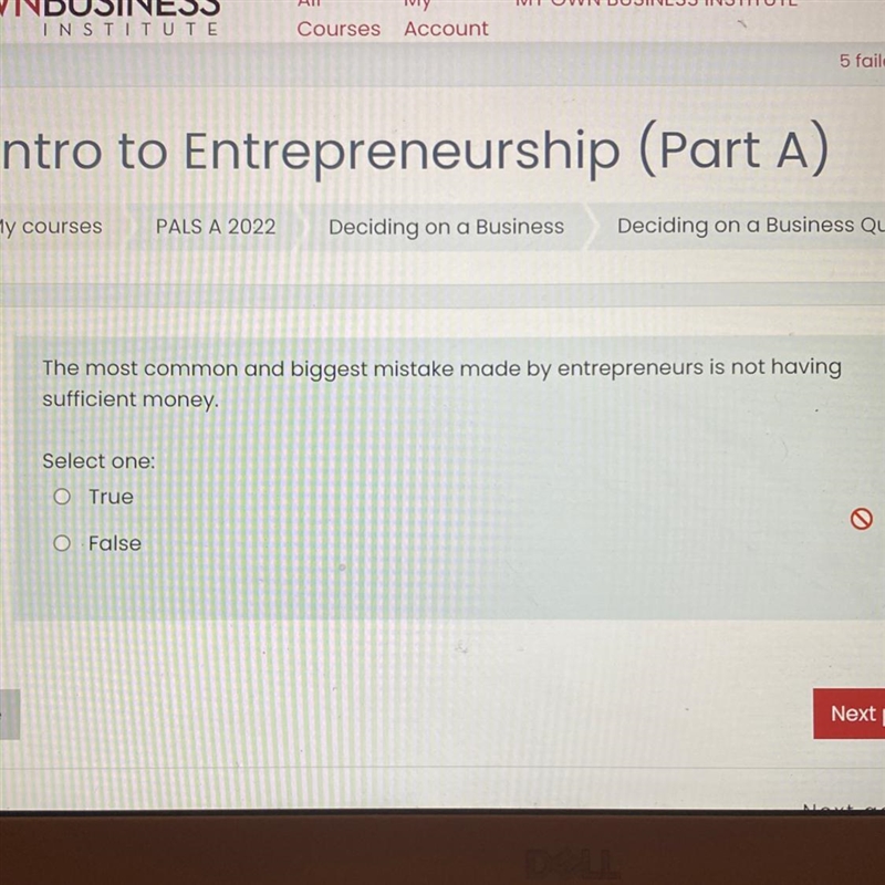 The most common and biggest mistake made by entrepreneurs is not having sufficient-example-1