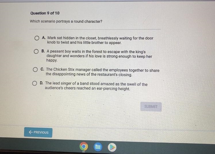 Which scenario portrays a round character?-example-1