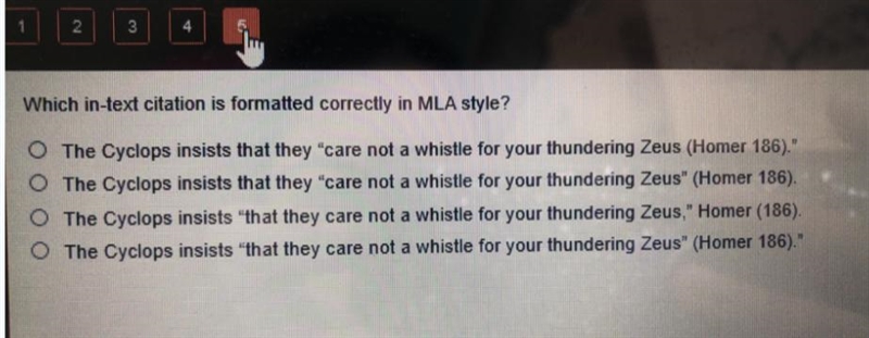 Which in-text citation is formatted correctly in MLA style?-example-1