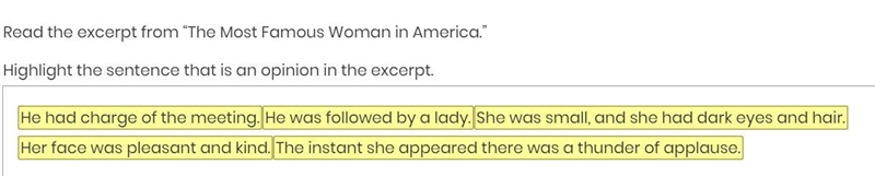 Highlight the sentence that is an opinion in the excerpt. he had charge of the meeting-example-1