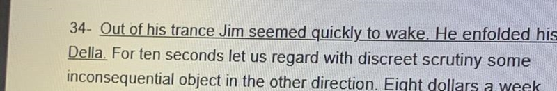 In "The Gift of the Magi" O. Henry sets up situational irony Asurrounding-example-1