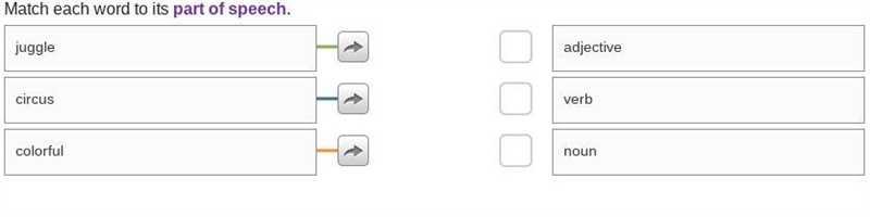 Matching Parts of Speech-example-1