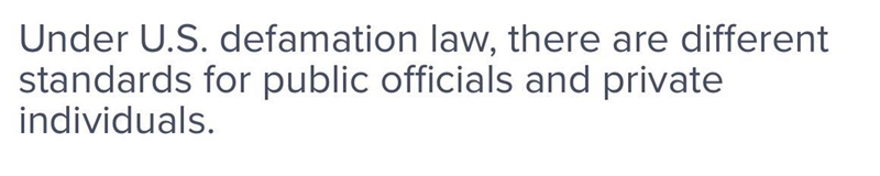 Read the following passage from Freedom of Expression in the United States regarding-example-1