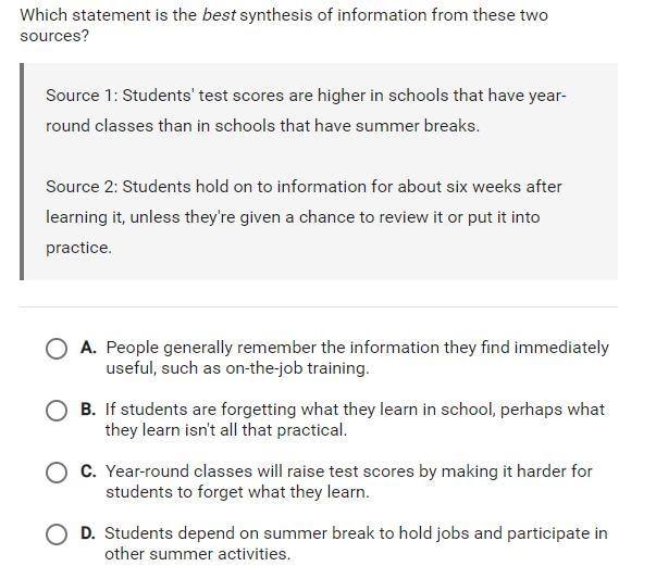 read the scenario. then determine whether the person should use library or internet-example-1