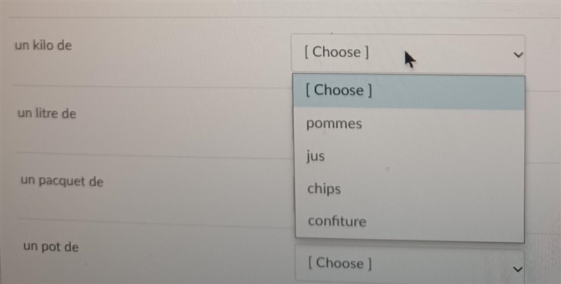 Match the appropriate item to the appropriate quantity expression. ​-example-1