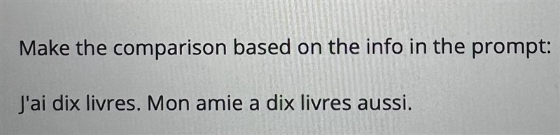 Make the comparison based on the info in the prompt-example-1