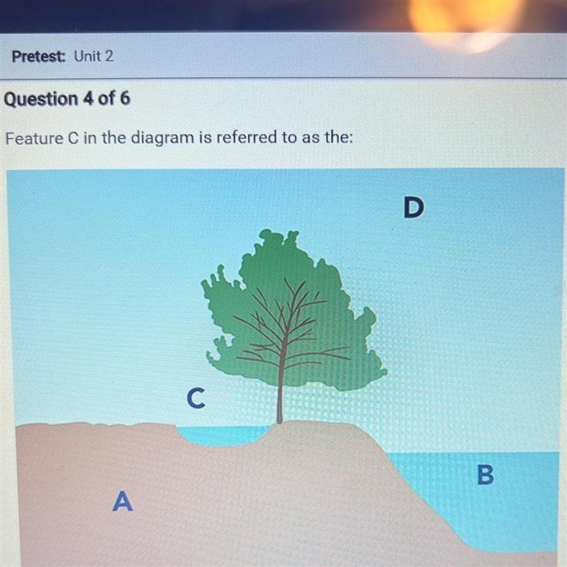 I really need help with this problem please A. hydrosphere. B. biosphere. C. lithosphere-example-1