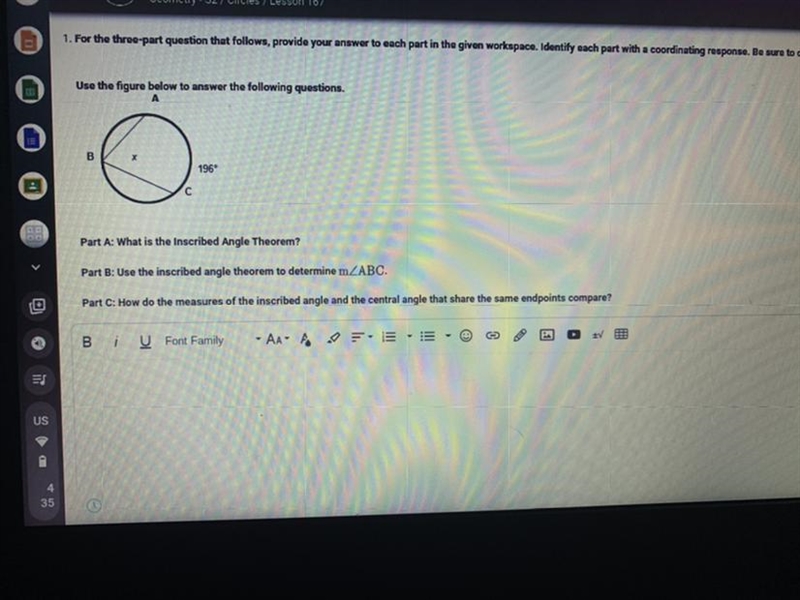 Three-part question that follows, provide your answer to each part in the given workspace-example-1