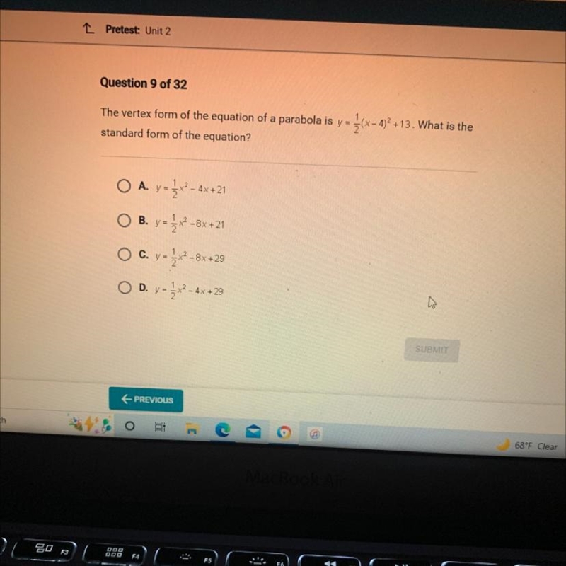 What is the standard form of equation-example-1